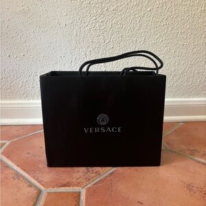 Versace shopping or gift bag, dimensions listed in photos
